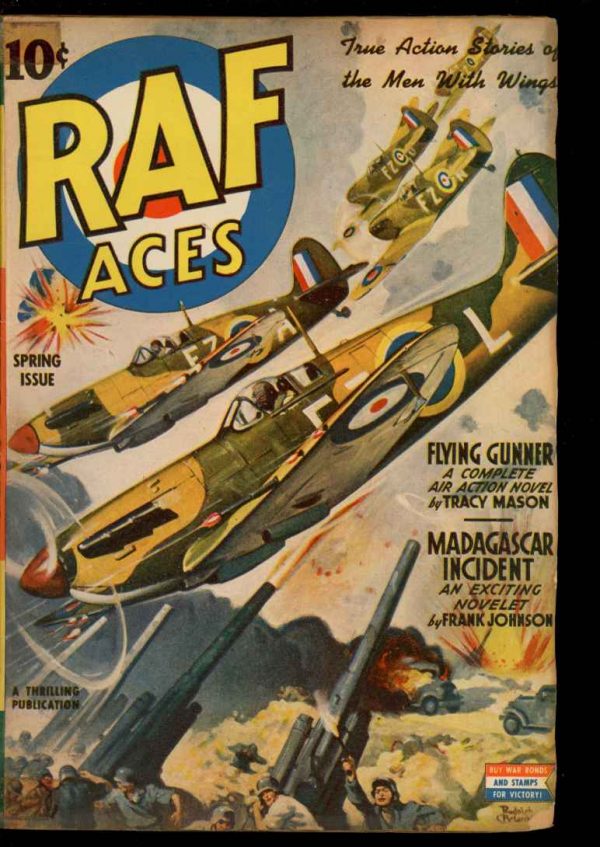 Raf Aces - Spring/43 - Condition: G-VG - Thrilling