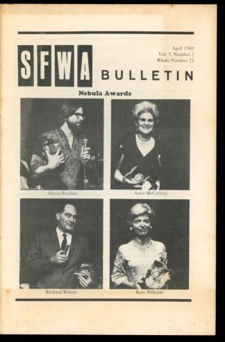 Bulletin Of The Science Fiction Writers Of America - #23 - 04/69 - VG - 78-26028