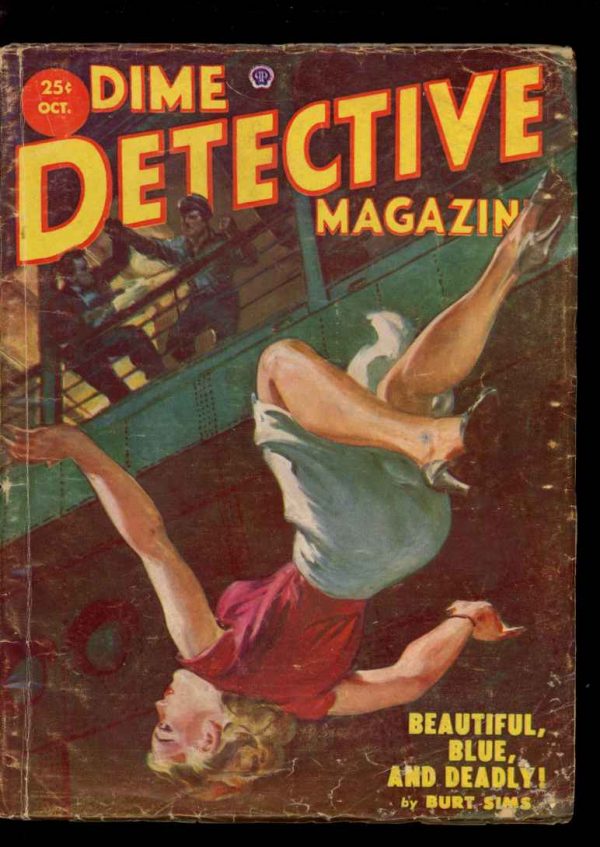 Dime Detective Magazine - 10/52 - Condition: VG - Popular