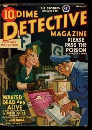 Dime Detective Magazine - 02/41 - Condition: VG - Popular
