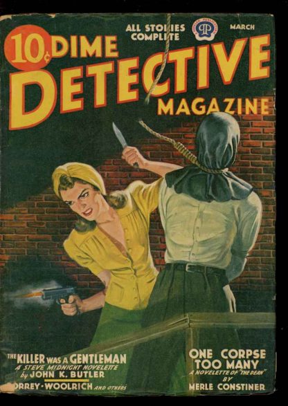 Dime Detective Magazine - 03/41 - Condition: VG - Popular