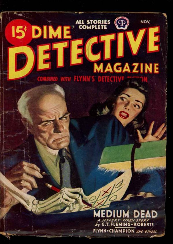 Dime Detective Magazine - 11/45 - Condition: VG - Popular