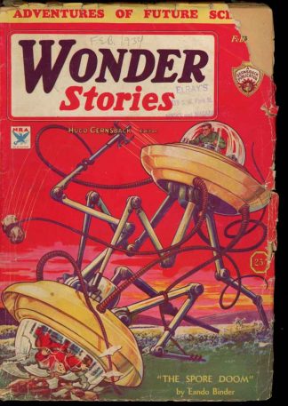 Wonder Stories - 02/34 - Condition: G-VG - Continental