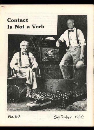 Contact Is Not A Verb - #60 - 09/90 - VG-FN - 78-26071