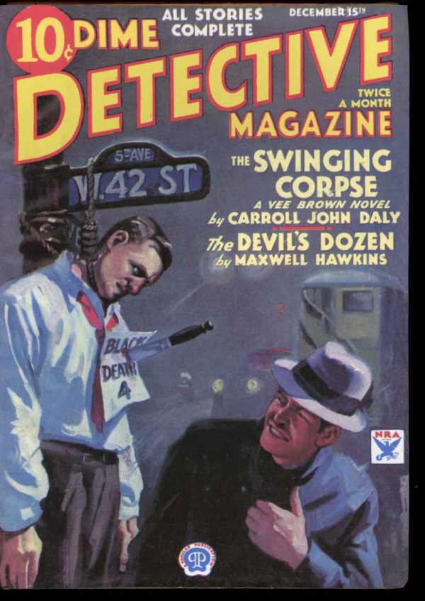 Dime Detective Magazine - 12/15/33 - Condition: FA - Popular