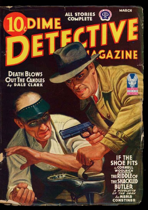 Dime Detective Magazine - 03/43 - Condition: VG-FN - Popular