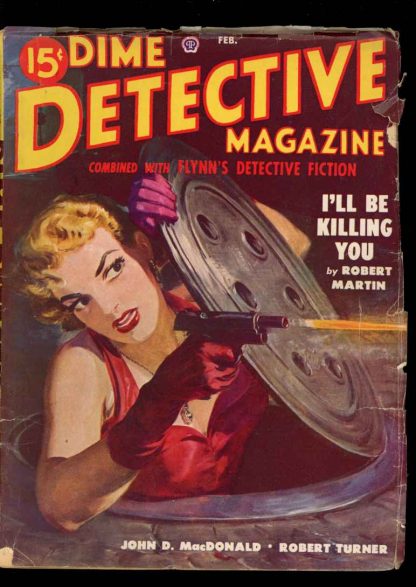 Dime Detective Magazine - 02/50 - Condition: VG - Popular