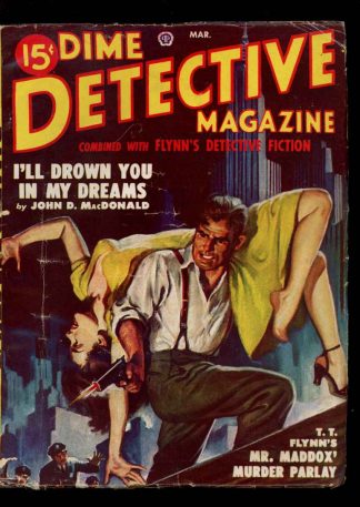 Dime Detective Magazine - 03/49 - Condition: VG - Popular