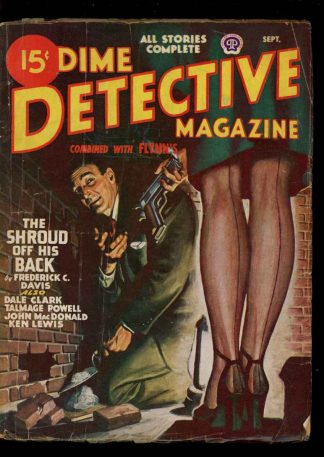 Dime Detective Magazine - 09/47 - Condition: VG - Popular