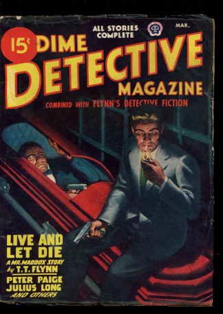 Dime Detective Magazine - 03/47 - Condition: VG - Popular