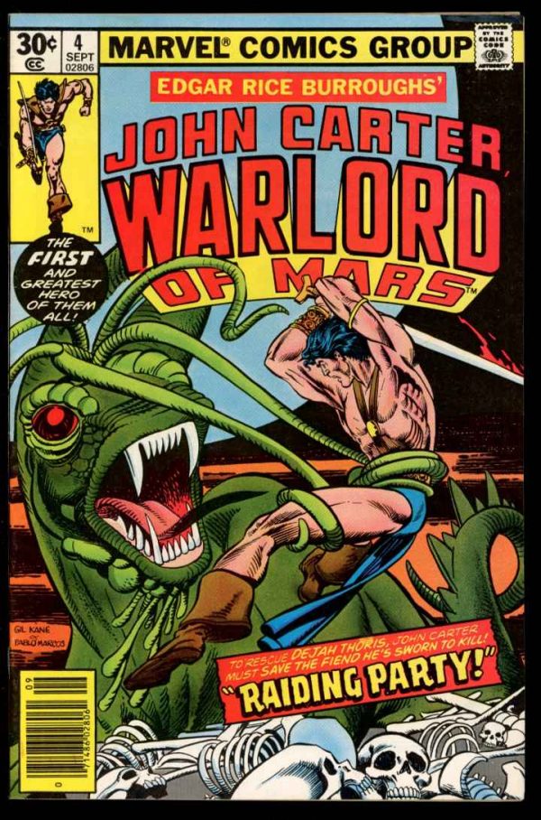 John Carter Warlord Of Mars - #4 - 09/77 - 9.0 - 83-45787