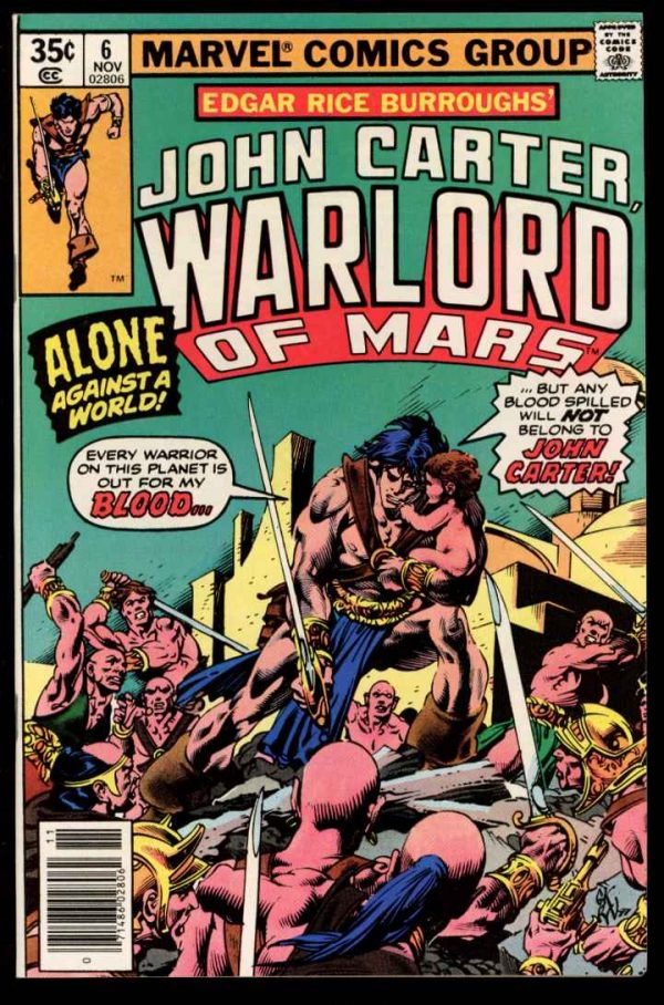 John Carter Warlord Of Mars - #6 - 11/77 - 9.2 - 83-45789