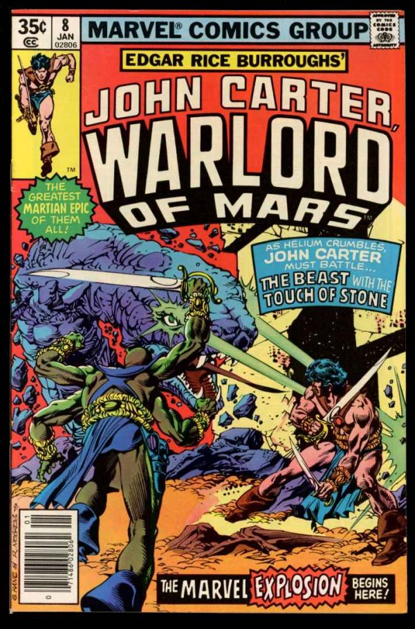 John Carter Warlord Of Mars - #8 - 01/78 - 9.2 - 83-45791