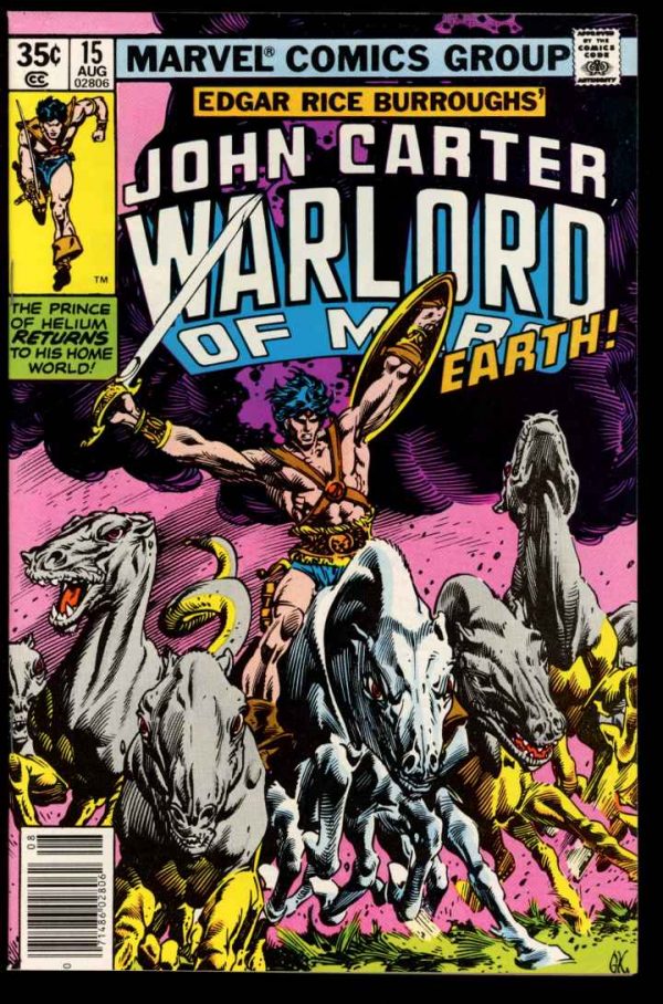 John Carter Warlord Of Mars - #15 - 08/78 - 9.0 - 83-45799