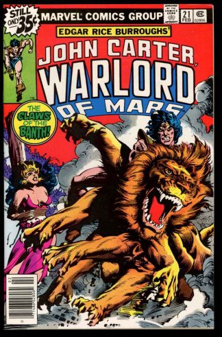 John Carter Warlord Of Mars - #21 - 02/79 - 9.4 - 83-45805