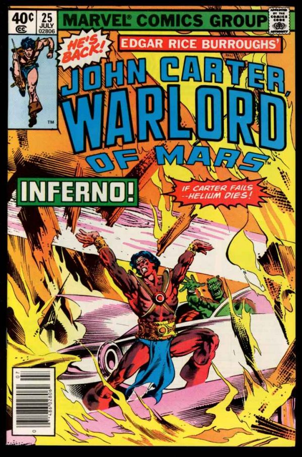 John Carter Warlord Of Mars - #25 - 07/79 - 9.4 - 83-45809