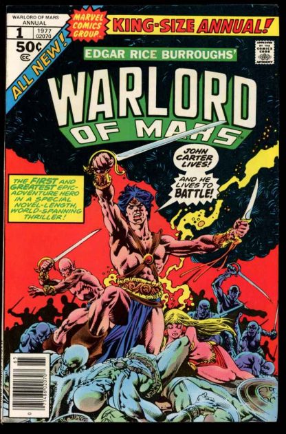 John Carter Warlord Of Mars Annual - #1 - -/77 - 9.2 - 83-45813