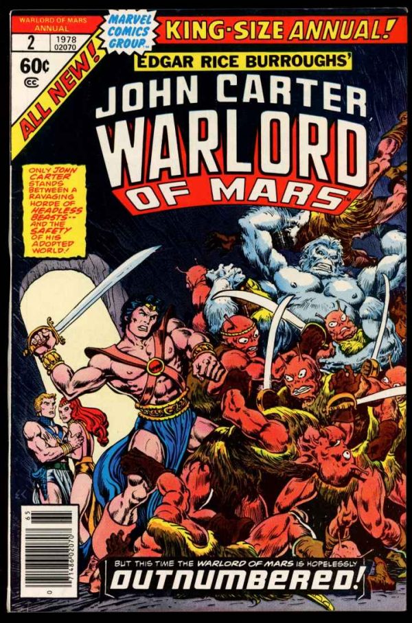 John Carter Warlord Of Mars Annual - #2 - -/78 - 9.0 - 83-45814