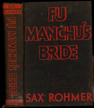 Fu Manchu's Bride - Sax Rohmer - 1933 – ExLib - G+ - A.L. Burt