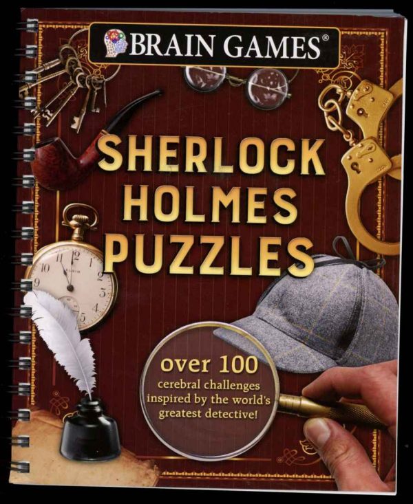 BRAIN GAMES: SHERLOCK HOLMES PUZZLES -  - Spiral Bound - FN - PIL