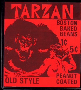 Tarzan Candy Vending Machine Card -  - CARD - VG - American Chewing Products