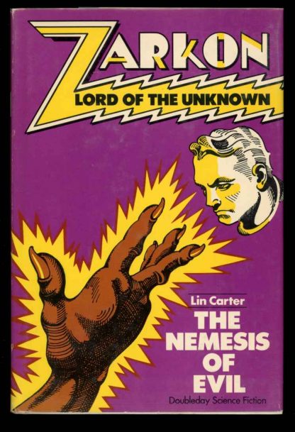 Zarkon Lord Of The Unknown: Nemesis Of Evil - Lin Carter - 1st Print - NF/FN - Doubleday