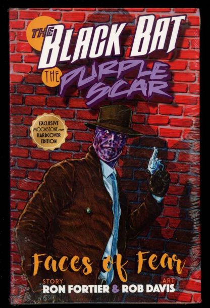 Black Bat & The Purple Scar - Ron Fortier - HB – Ltd Ed - AS NEW - Moonstone