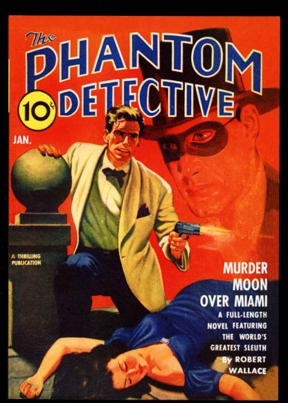 Phantom Detective - Robert Wallace - 01/42 - AS NEW - Adventure House