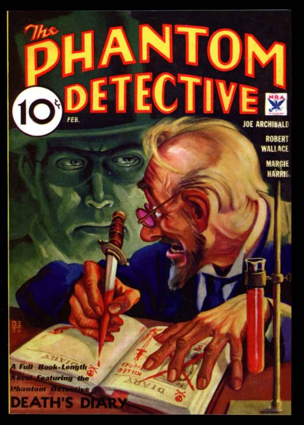Phantom Detective - Robert Wallace - 02/34 - AS NEW - Adventure House