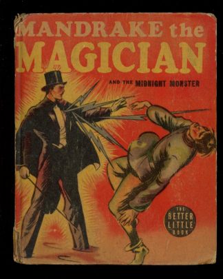 Mandrake The Magician And The Midnight Monster - Lee Falk - #1431 - G-VG - Whitman Publishing