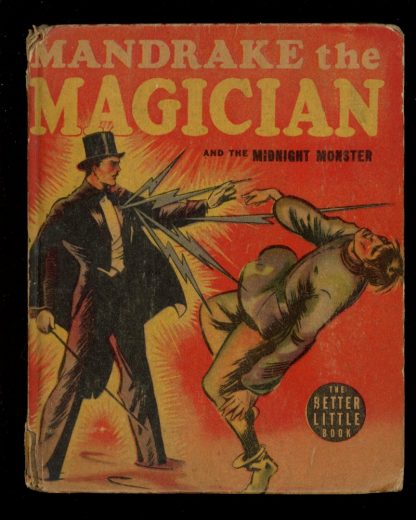 Mandrake The Magician And The Midnight Monster - Lee Falk - #1431 - G-VG - Whitman Publishing