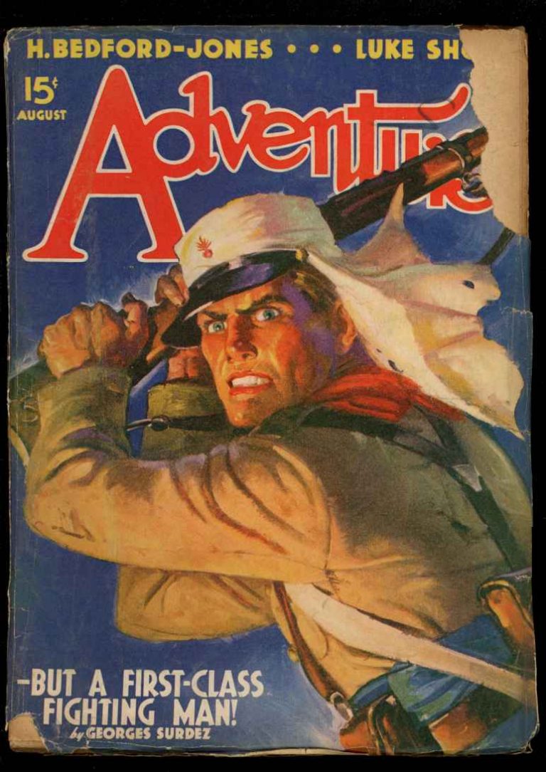 Adventure - 08/40 - Condition: G - Popular Publications