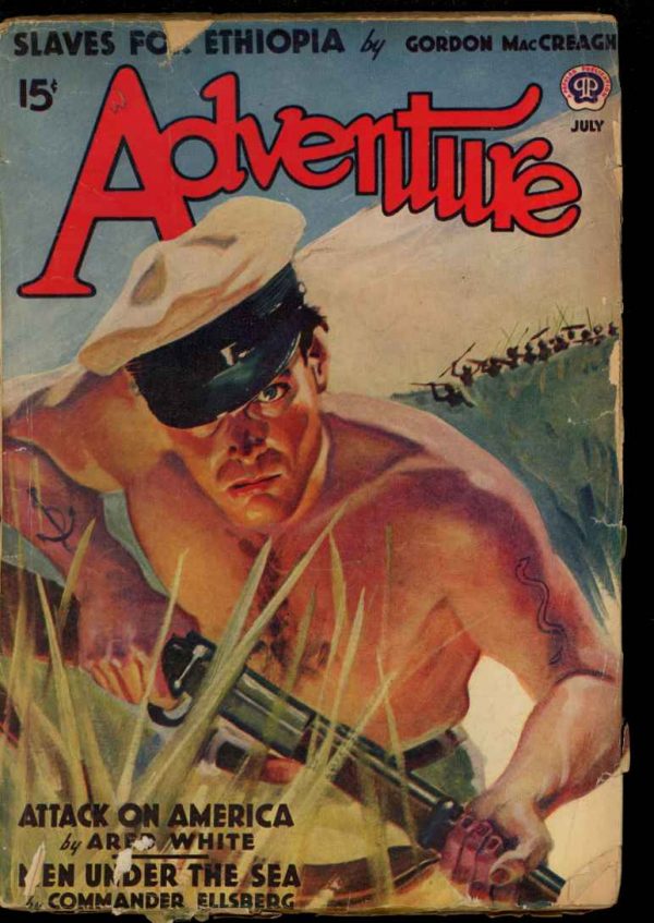 Adventure - 07/39 - Condition: G-VG - Popular Publications