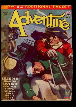 Adventure - 11/43 - Condition: FA-G - Popular Publications