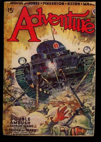 Adventure - 01/40 - Condition: FA-G - Popular Publications