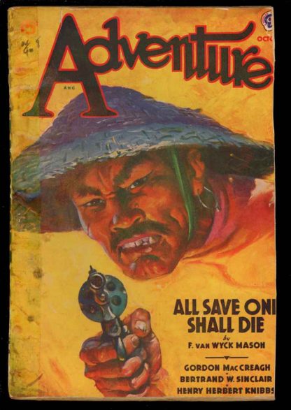 Adventure - 10/39 - Condition: FA-G - Popular Publications