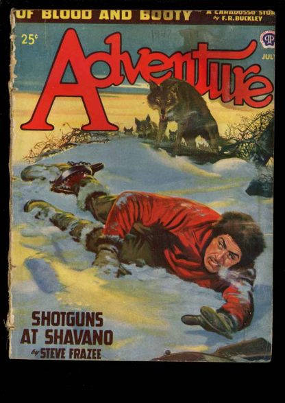 Adventure - 07/47 - Condition: PR-FA - Popular Publications