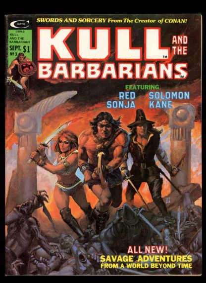 Kull And The Barbarians - #3 - Condition: 9.0 - Marvel