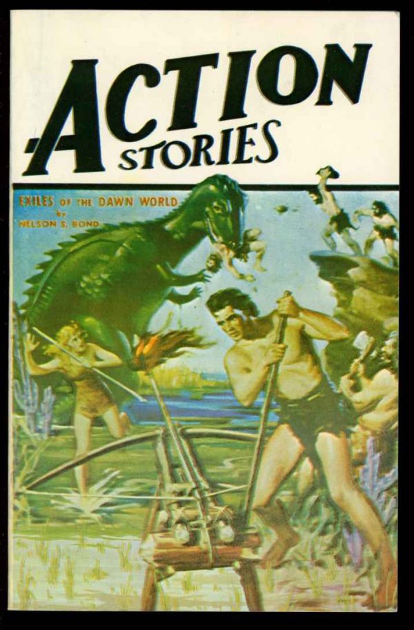 Action Stories - Nelson S. Bond - 1st Print - FN - Odyssey Press