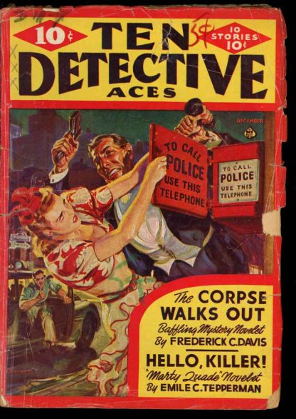 Ten Detective Aces - 12/41 - Condition: G-VG - Ace Magazine