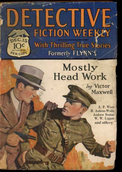 Detective Fiction Weekly - 12/15/28 - Condition: G - Munsey