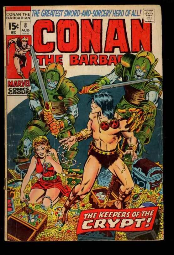 Conan The Barbarian - #8 - 08/71 - 3.0 - Barry Smith