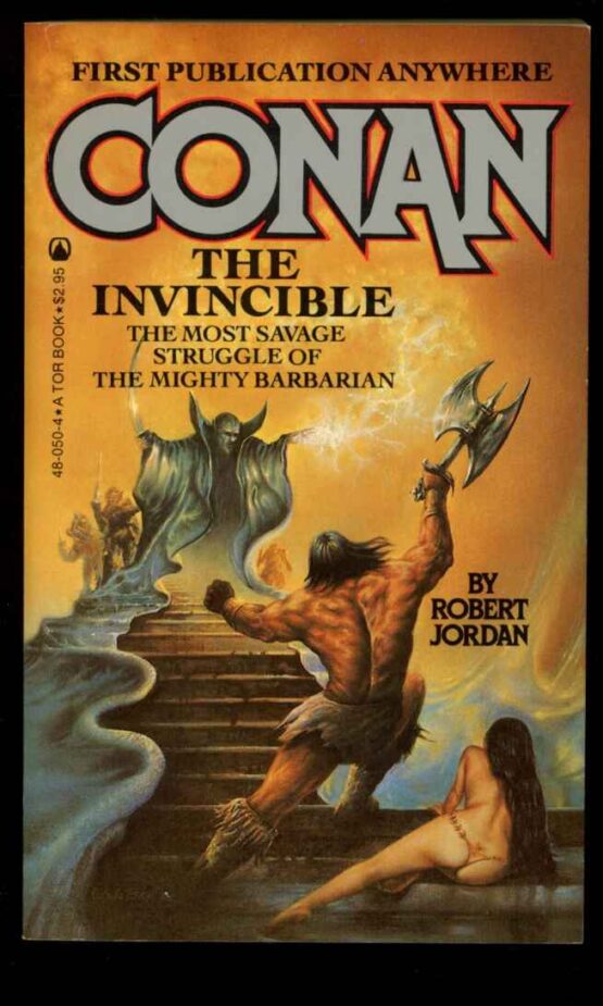 Conan The Invincible - Robert Jordan - 1st Print - FN - TOR