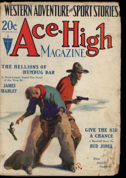 ACE-HIGH MAGAZINE - 08/03/28 - Condition: G-VG - Readers' Publishing