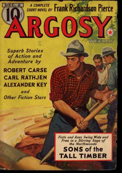 ARGOSY - 12/02/39 - Condition: VG-FN - Frank A. Munsey Co.