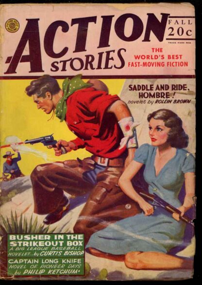 ACTION STORIES - FALL/44 - Condition: G-VG - Fiction House