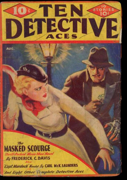 TEN DETECTIVE ACES - 08/35 - Condition: G-VG - Magazine Publishers