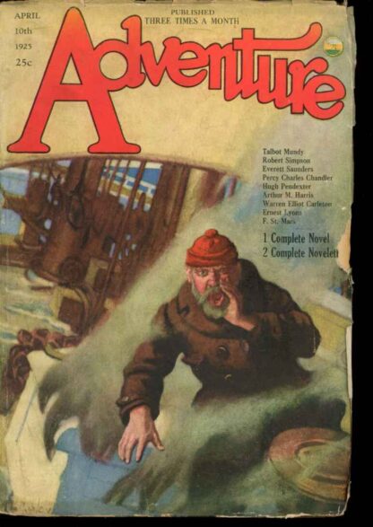 ADVENTURE - 04/10/25 - Condition: G-VG - Ridgway Company