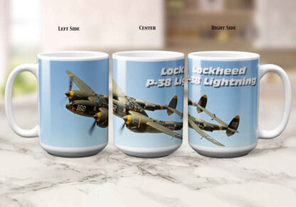 Lockheed P-38 15oz Ceramic Mug