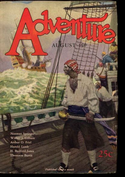 ADVENTURE - 08/15/27 - Condition: VG-FN - Butterick Corp.